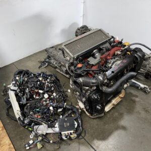 2008-2012 JDM SUBARU IMPREZA WRX STI EJ257 ENGINE 2.5L MOTOR AND AUTOMATIC TRANSMISSION , WIRE LOOM , REAR SUBFRAME, REAR MATCHING DIFF