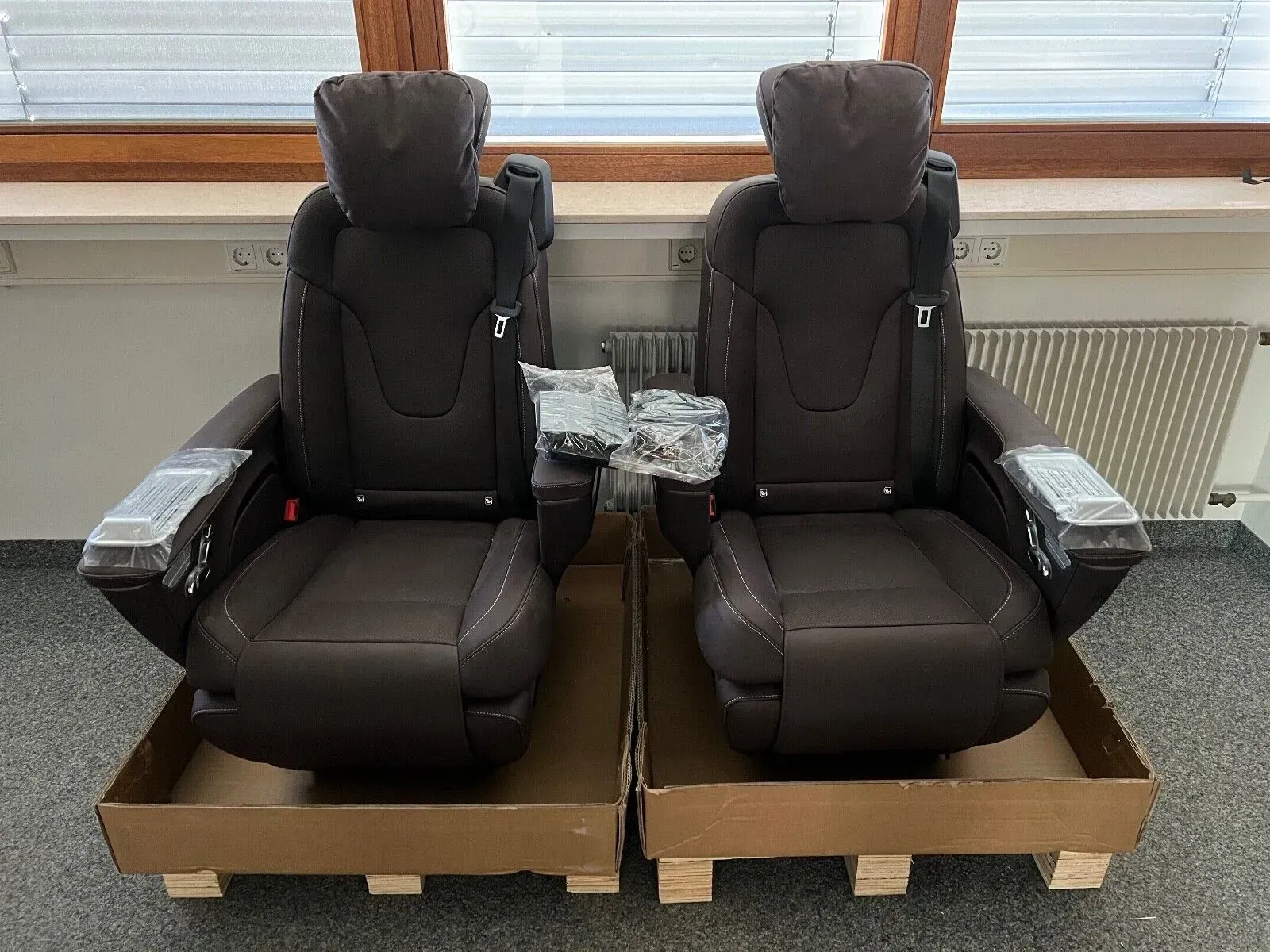 Mercedes V-Class W447 Luxury Nappa Seats Brown