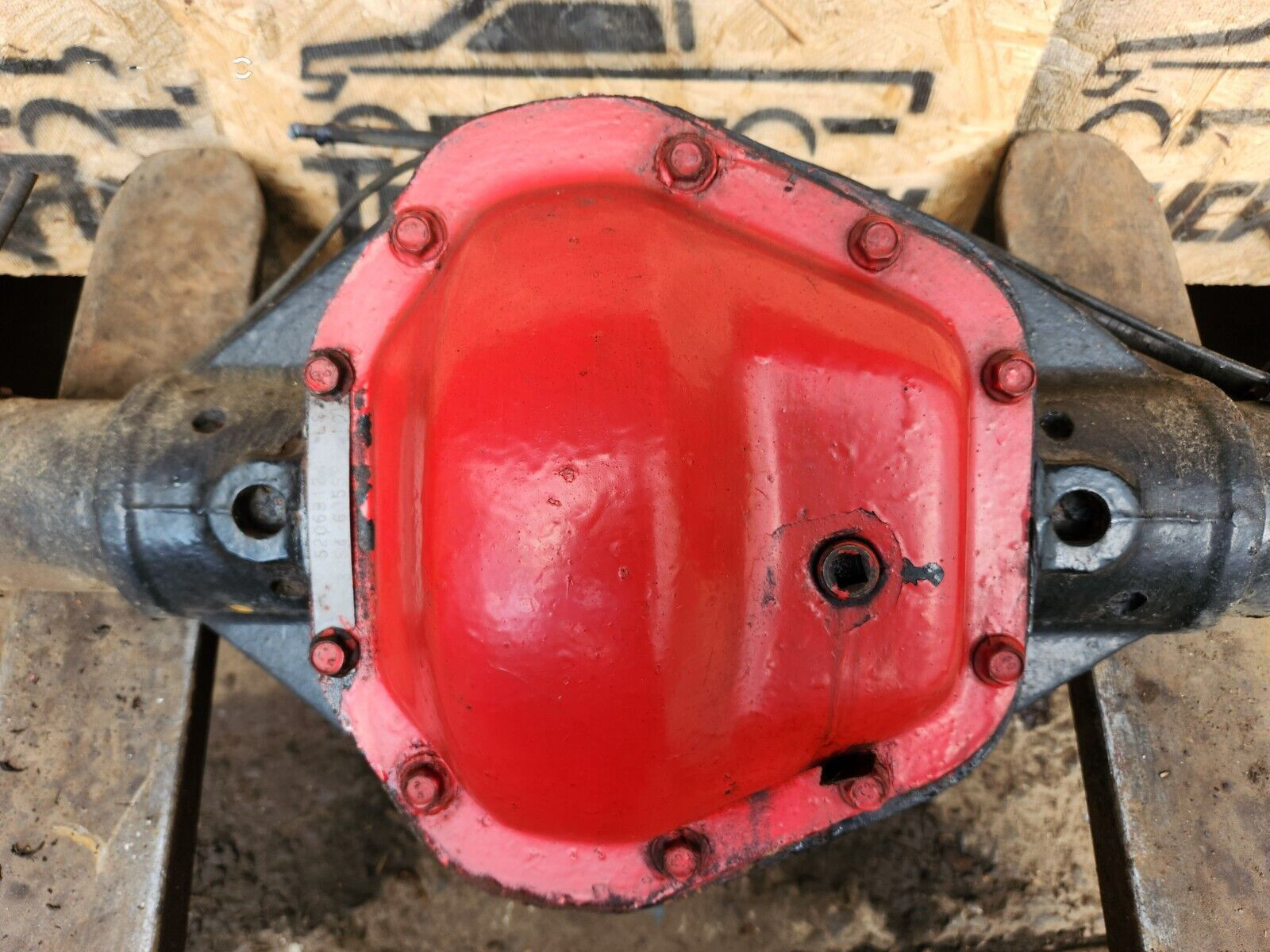 Second image of 1995 Dodge Ram 2500 Rear Axle SRW 3.54 Ratio Limited Slip Drum Brake
