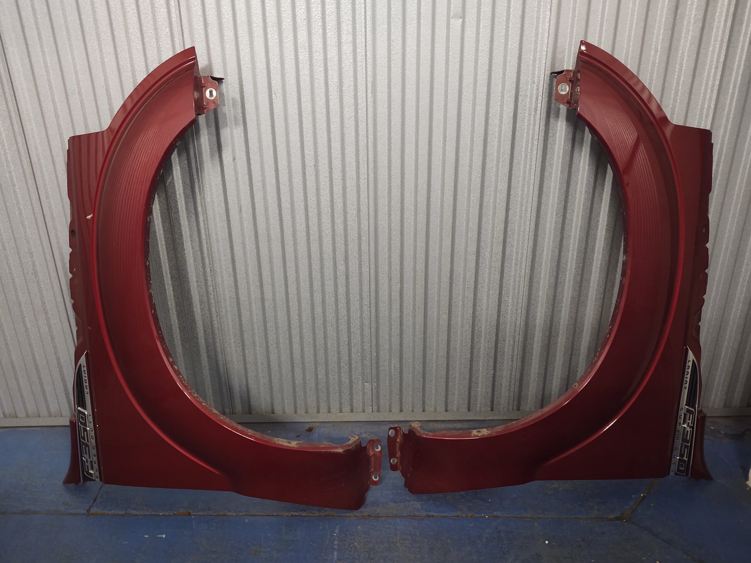 Ford Super Duty F250 F350 Ruby Red Front Fenders (2011-2016)