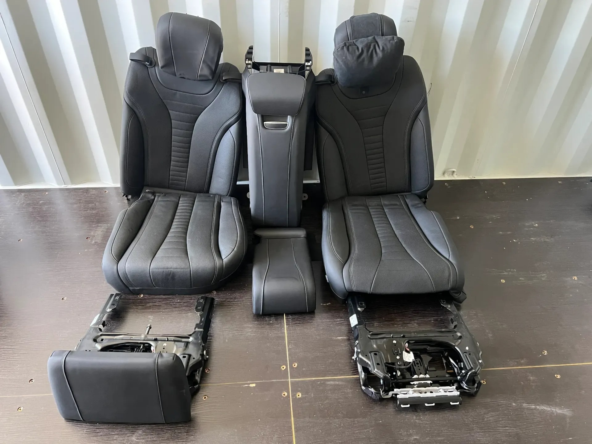 Mercedes S-Class W222 Rear Seats Black w/Armrest