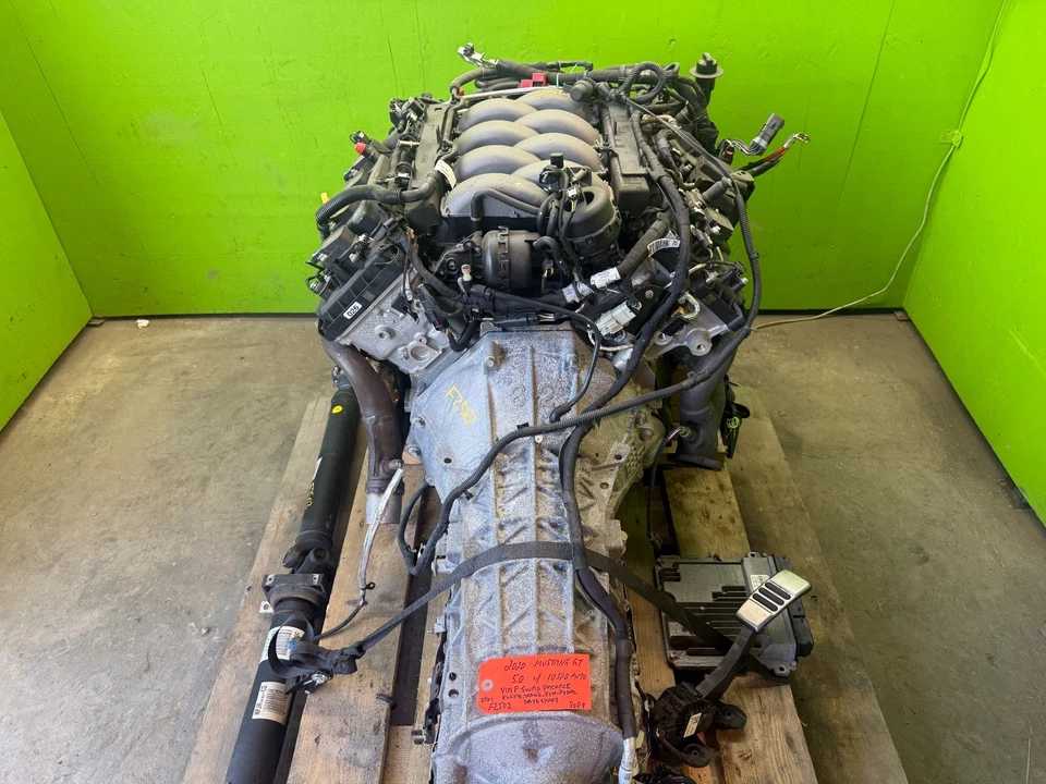 Second image of 2018–2022 Ford Mustang GT 5.0L Coyote Engine & 10R80 10-Speed Auto Transmission Swap